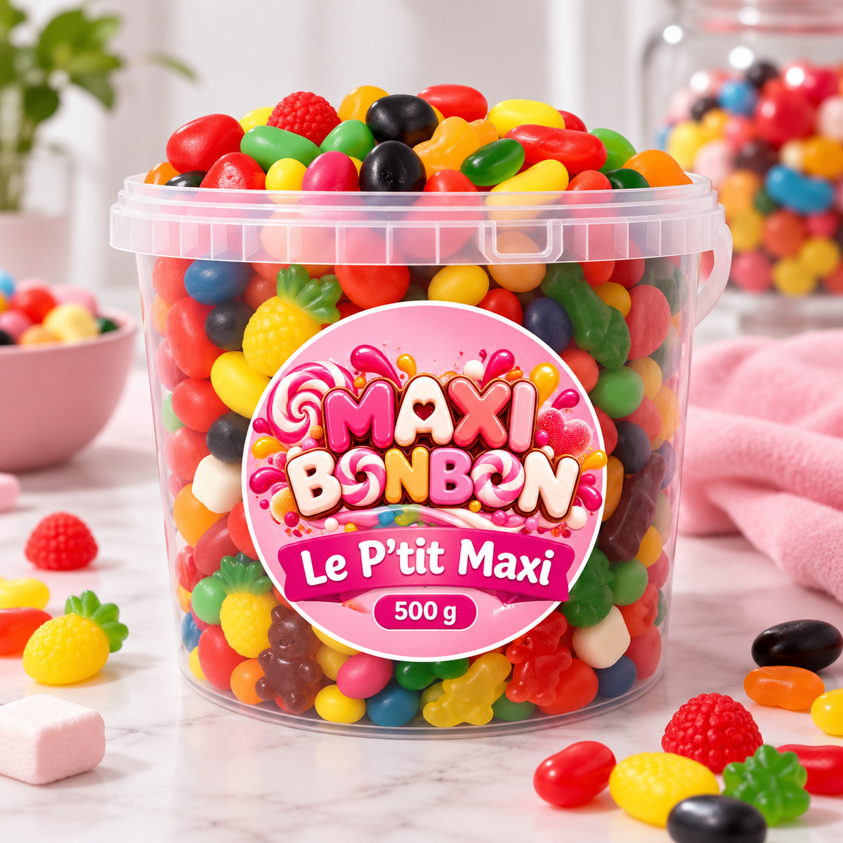 Sachet de bonbons Le P’tit Maxi 500 g