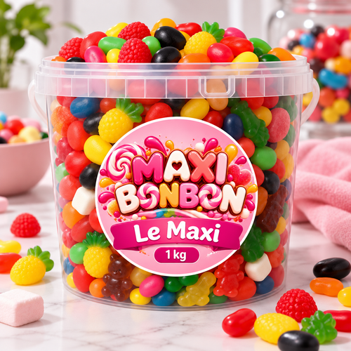 Sachet de bonbons Le Maxi 1 kg